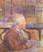 Henri De Toulouse-Lautrec Portrait of Vincent van Gogh oil